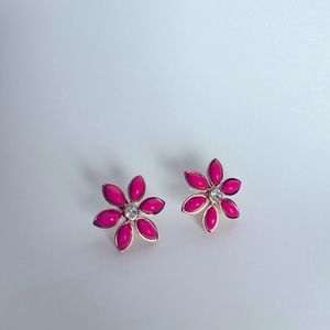 Kate Spade Pink Flower Earrings